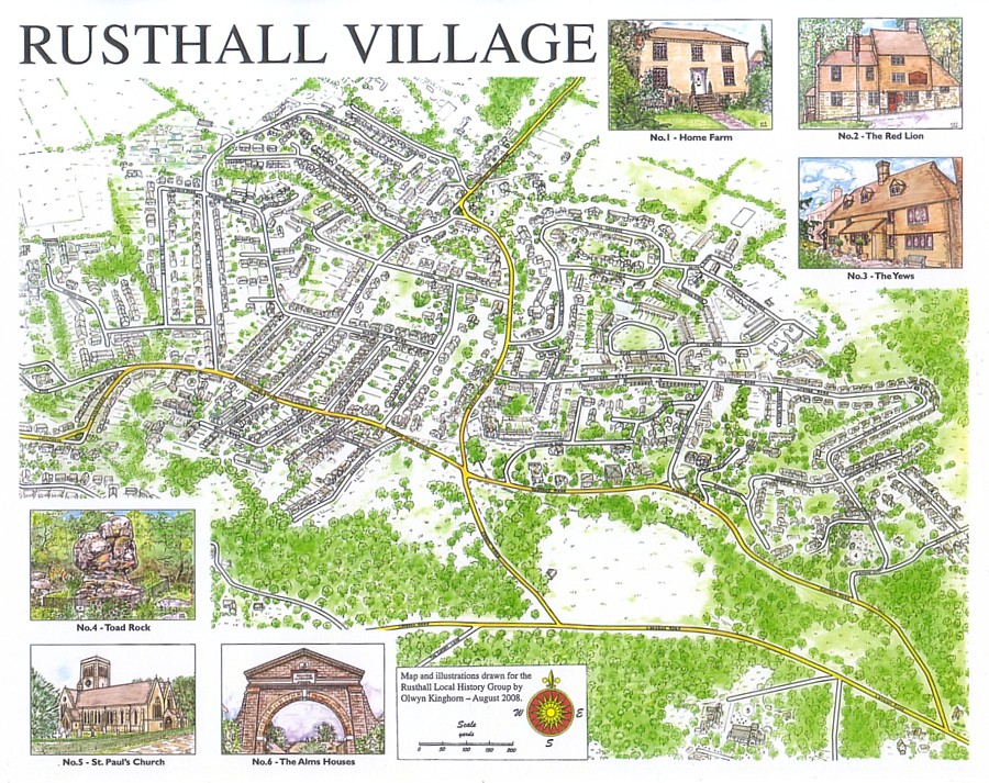Rusthall map